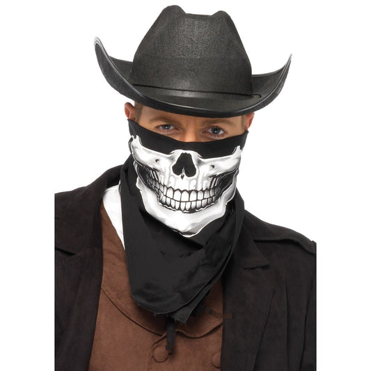 スカル 骸骨 スカーフ ハロウィン 仮装グッズ コスプレ