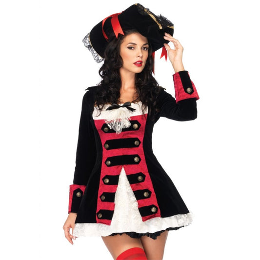 海賊 コスチューム 大人女性用 Charming Pirate Captain コスプレ