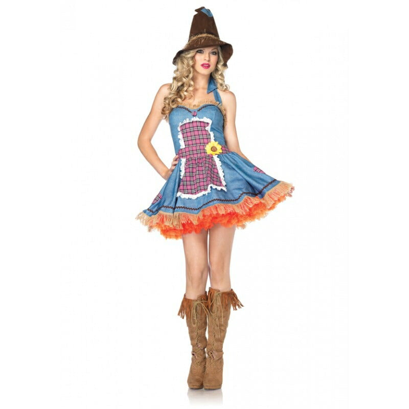 カカシ コスチューム 「オズの魔法使い」 大人女性用 2 PC. Sunflower Scarecrow コスプレ