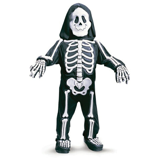 骸骨 スケルトン 衣装、コスチューム ホラー コスプレ 子供男性用