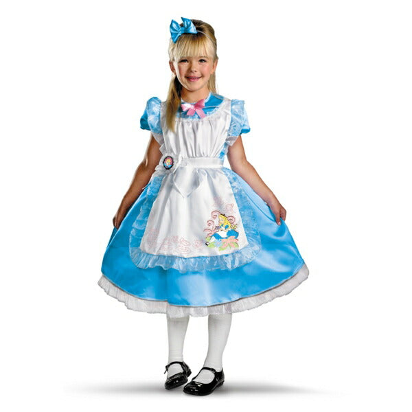 アリス ディズニー 衣装、コスチューム 子供女性用 アリス・イン・ワンダーランド コスプレ