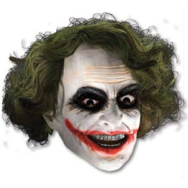 ジョーカー バットマン ヘアー付きマスク 3/4 大人用 JOKER コスプレ