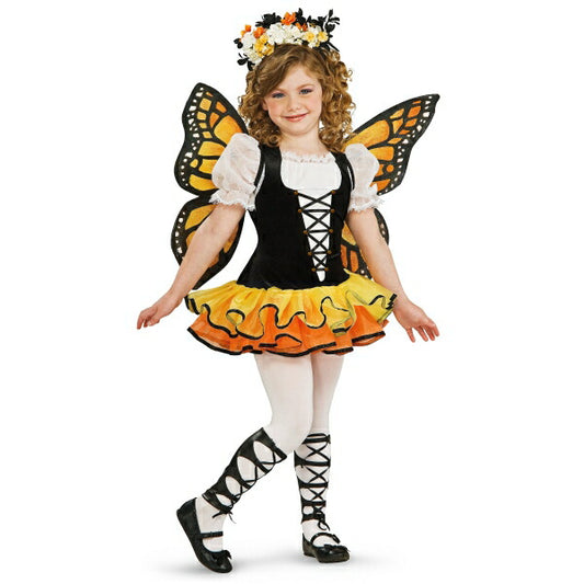 バタフライ 蝶々 衣装、コスチューム 子供女性用 コスプレ Monarch Butterfly