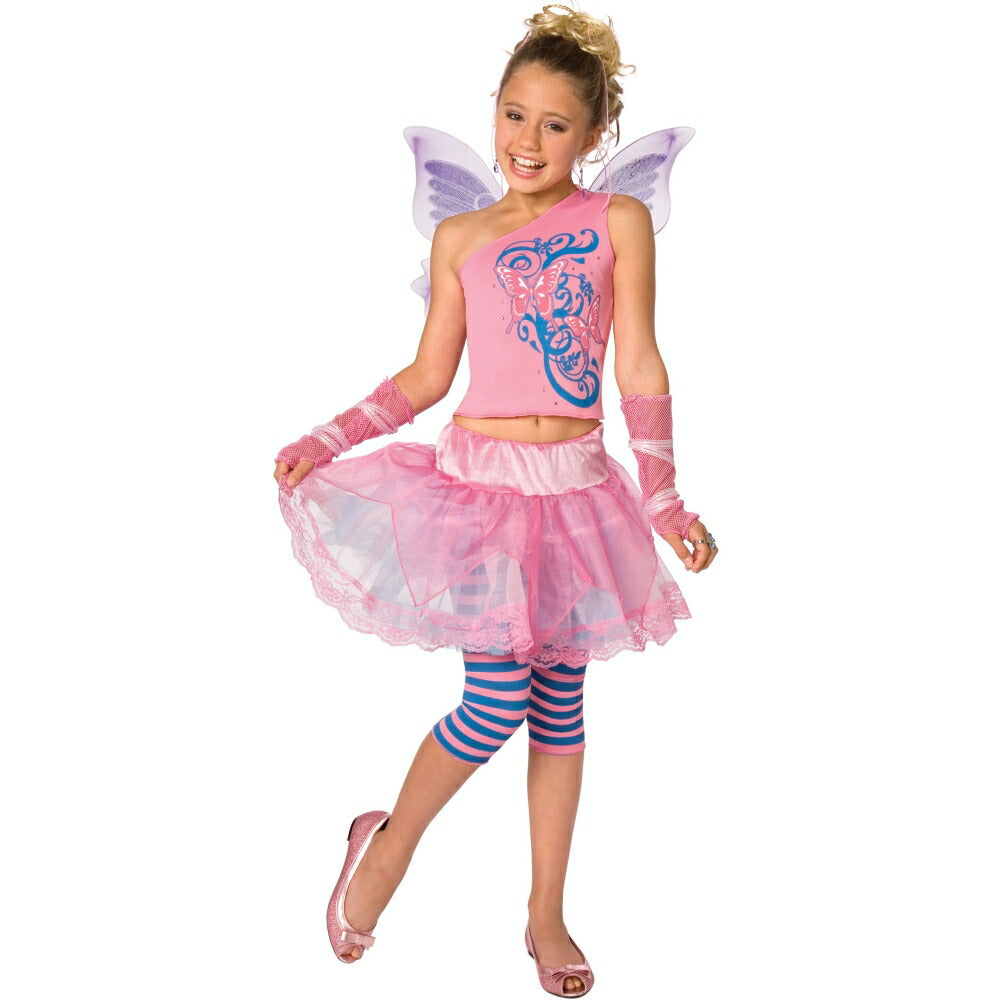 バタフライ 妖精 衣装、コスチューム 子供女性用 フェアリー Butterfly Fairy コスプレ