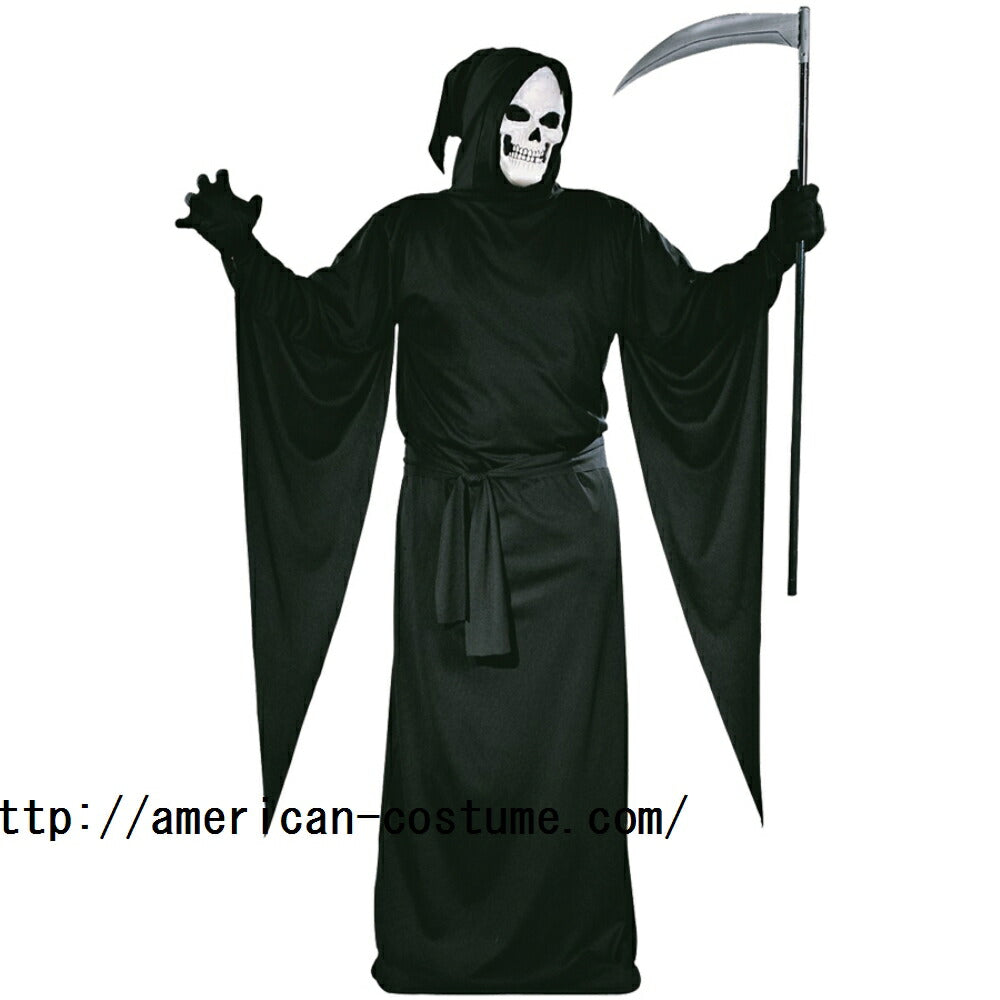 死神　コスプレ衣装、コスチューム　GRIM REAPER ROBE