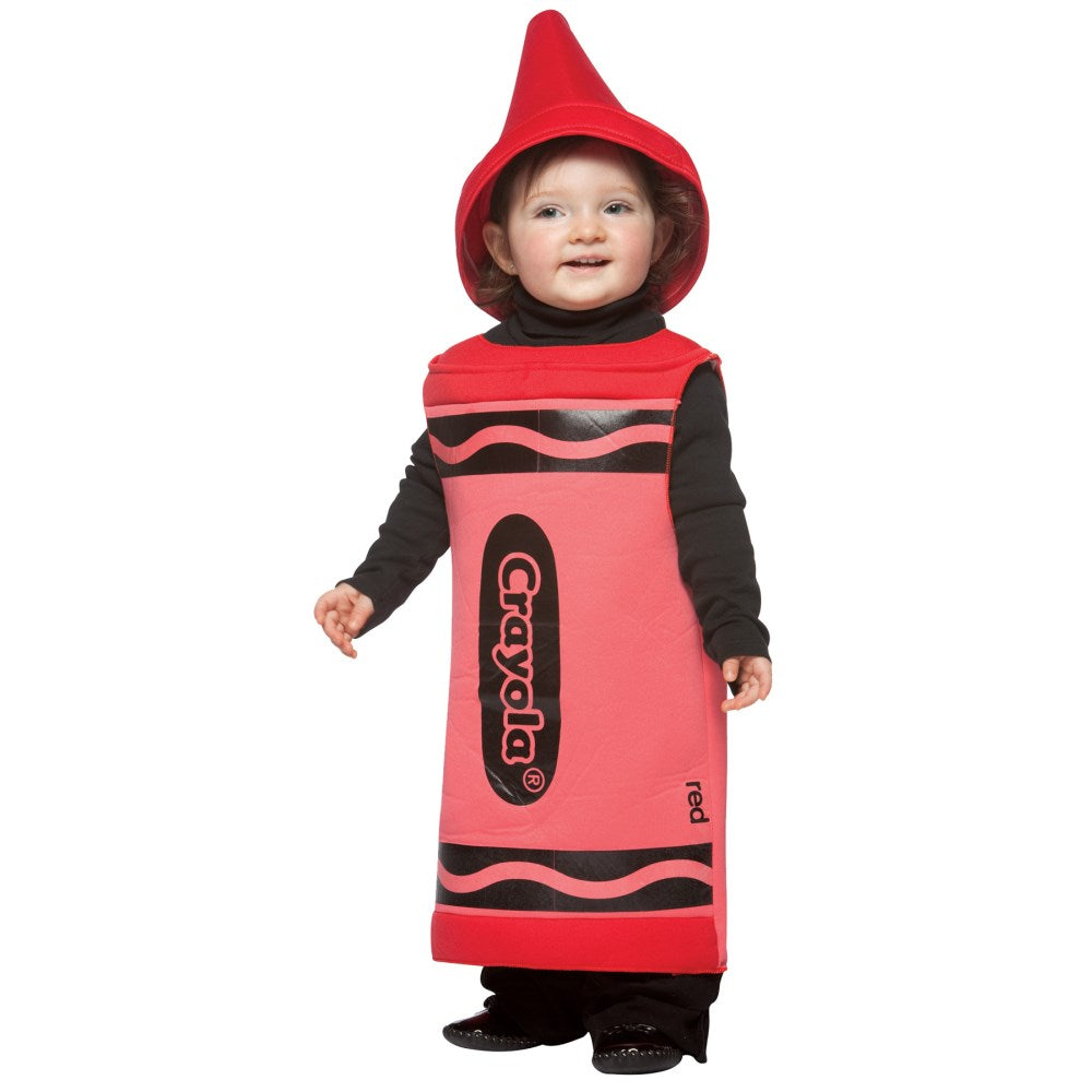 クレヨラレッド 衣装、コスチューム ベビー用 CRAYOLA INFNT RED コスプレ