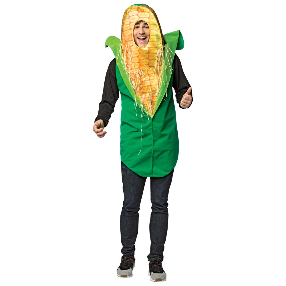コーン 衣装、コスチューム 大人男性用 CORN ON THE COB ADULT GET REAL コスプレ