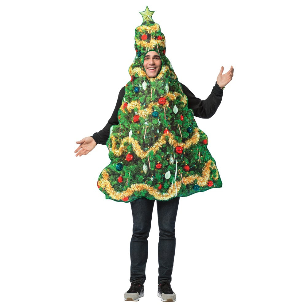 クリスマスツリー コスチューム 大人男性用 コスプレ衣装 パーティー
