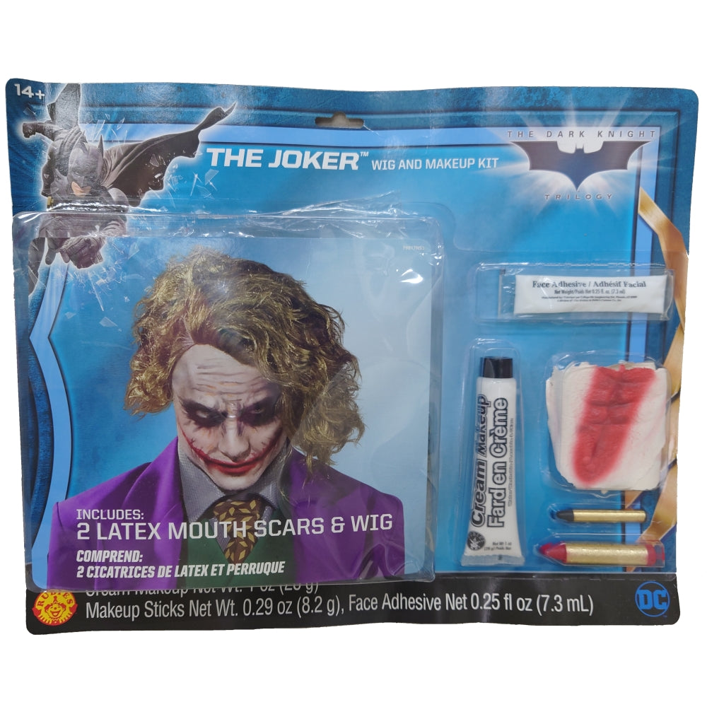 ジョーカー ウィッグ、かつら&メイクキット コスプレ 仮装グッズ バットマン