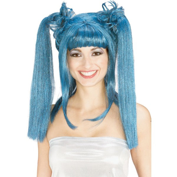 Diva ウィッグ、かつら ブルー 女性用 コスプレ