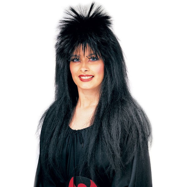 女魔術師 Deluxe ウィッグ、かつら ブラック 女性用 28インチ コスプレ