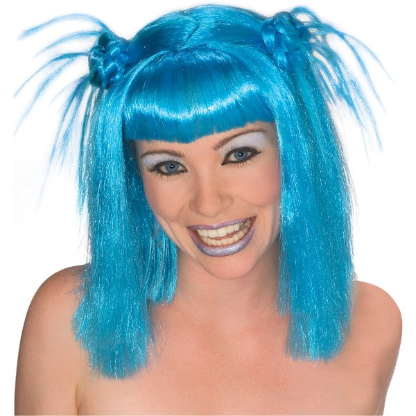 Blueberry Squeeze ウィッグ、かつら ブルー 女性用 コスプレ