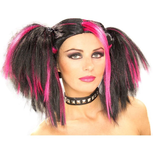 ゴスロリ Metal ウィッグ、かつら ブラックu0026ピンク 女性用 コスプレ – ハロウィン衣装の通販 – アメリカンコスチューム
