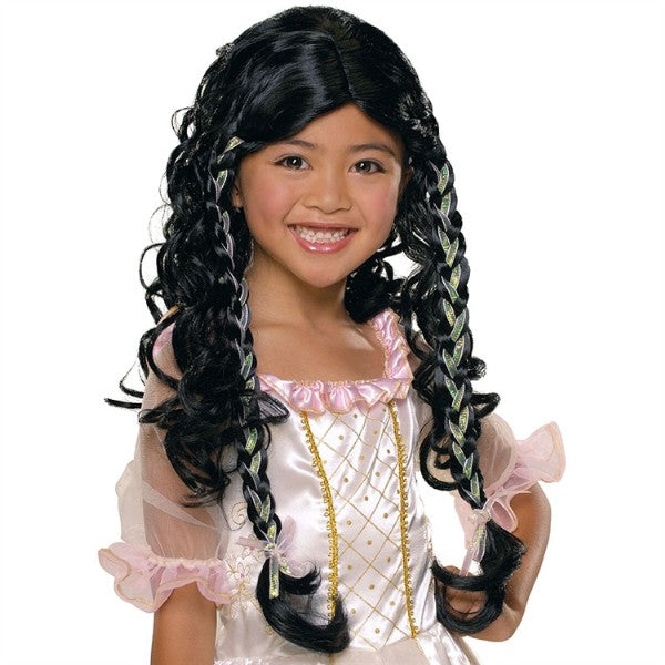 Fairy Tale お姫様 ウィッグ、かつら ブラック 子供用 コスプレ