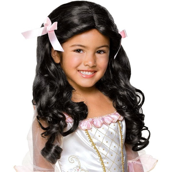 Gracious お姫様 ウィッグ、かつら ブラック 子供用 コスプレ