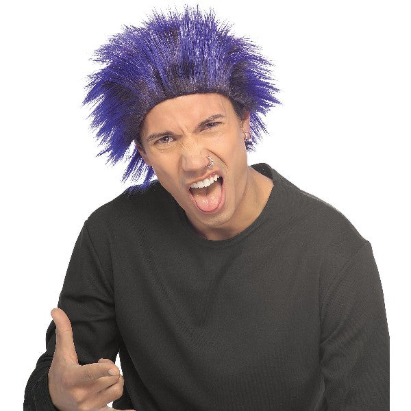 Club Dode ウィッグ、かつら ブルー&ブラック 男性用 コスプレ