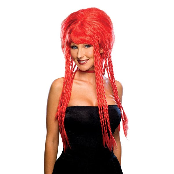 Club Kid ウィッグ、かつら レッド 女性用 コスプレ