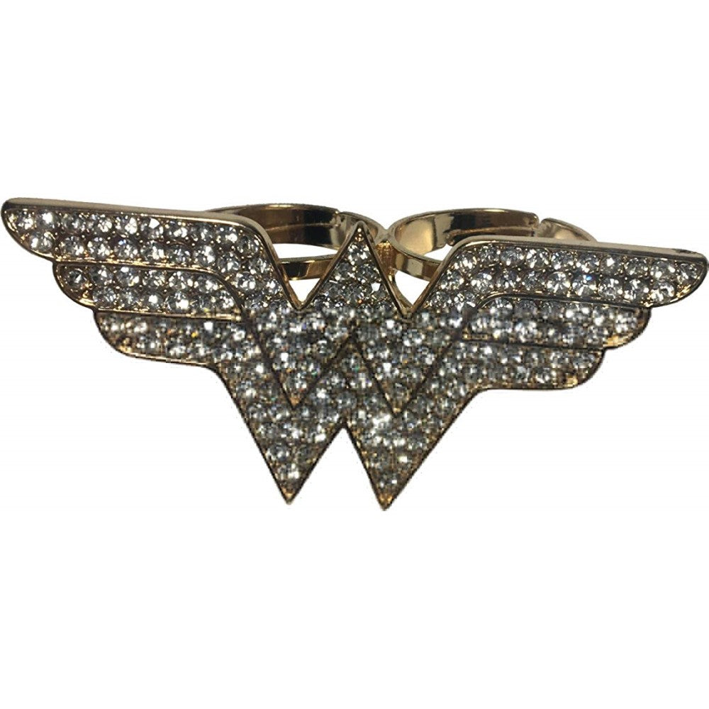 ワンダーウーマン　ダブルリング　ジャスティスリーグ　WONDER WOMAN DBL RHINESTONE RI　コスプレ