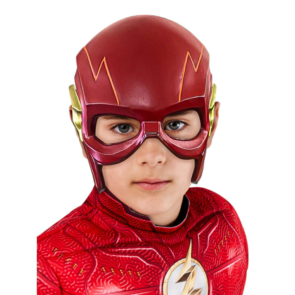 フラッシュ マスク コスプレ 子供用 仮装グッズ ザ・フラッシュ ハーフマスク