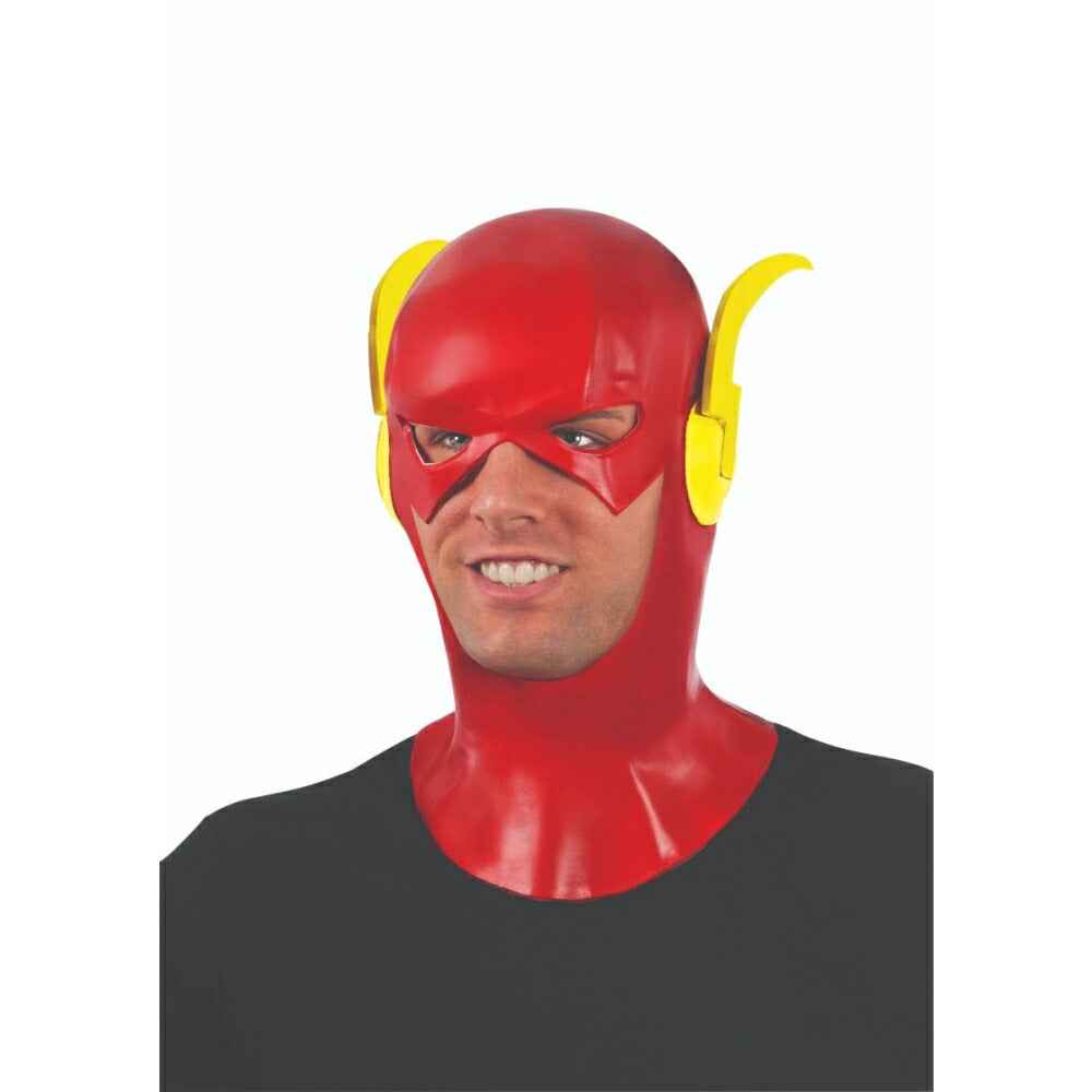 フラッシュ マスク コスプレ 大人用 仮装グッズ 頭巾 被り物 DCコミックス ザ・フラッシュ