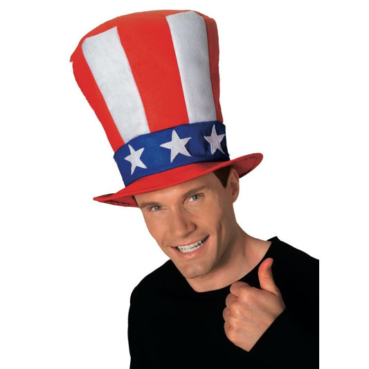 アンクルサム　ハット、帽子　大人用　アメリカ　星条旗　コスプレ