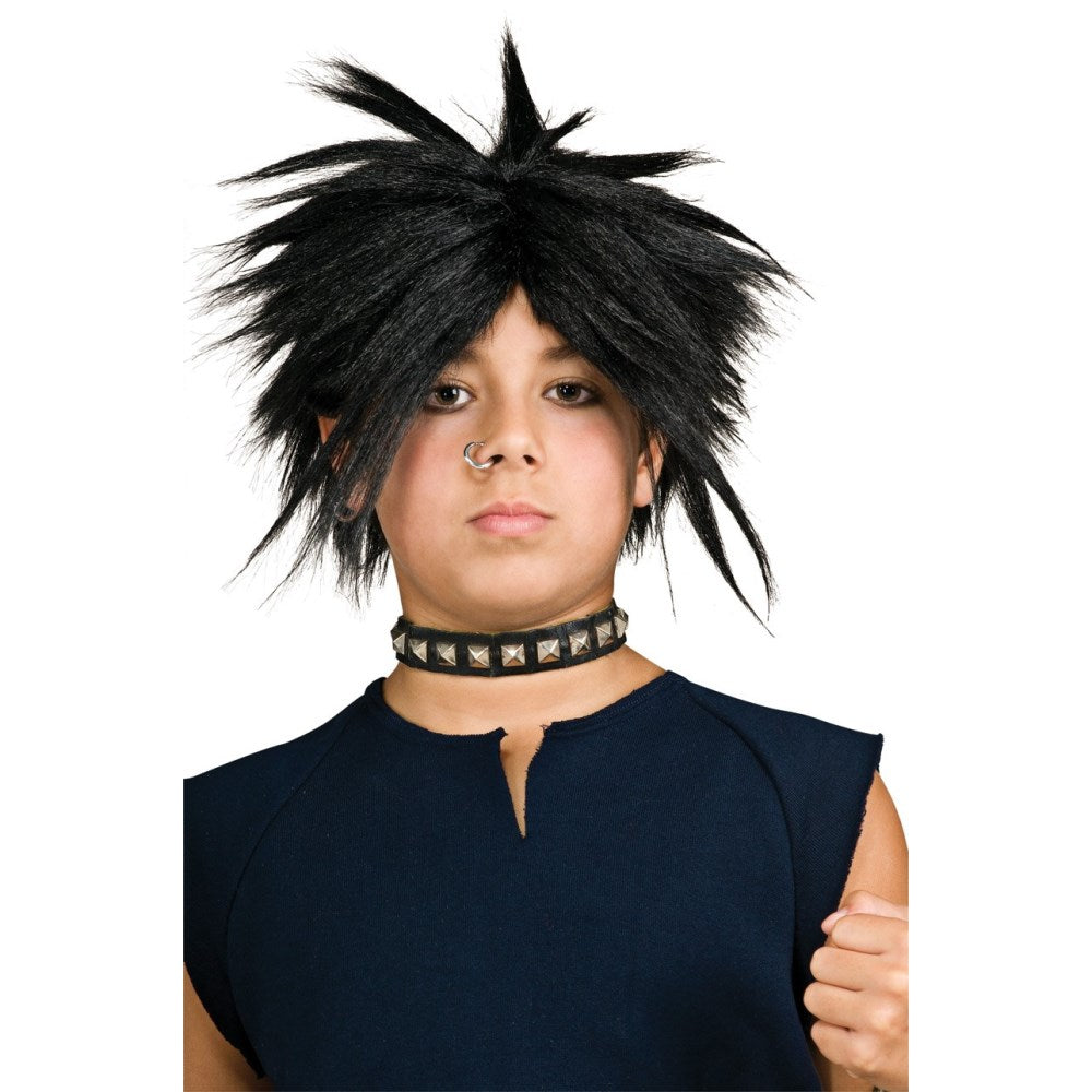 ブラック ショート ウィッグ、かつら 子供用 SPIKER WIG- CHILD コスプレ