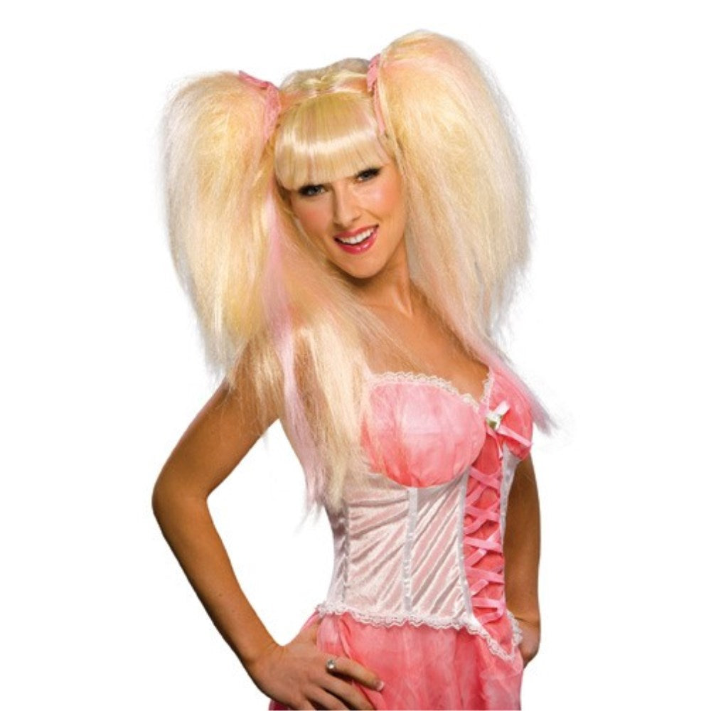 ブロンド、ピンク ロング ウィッグ、かつら 大人用 LILITH FAIRY WIG-BLN/PNK コスプレ