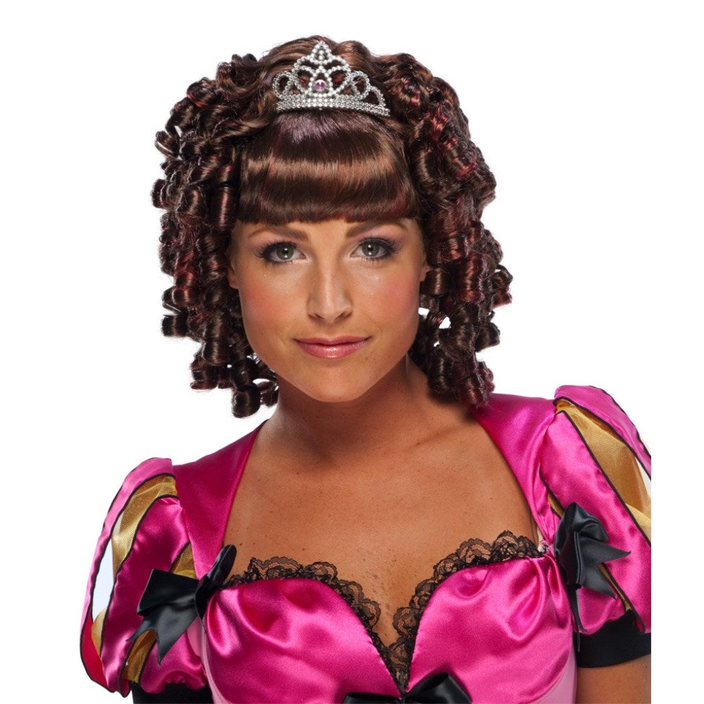 ブラウン ミディアム ウィッグ、かつら 大人用 PRINCESS WIG- BROWN コスプレ