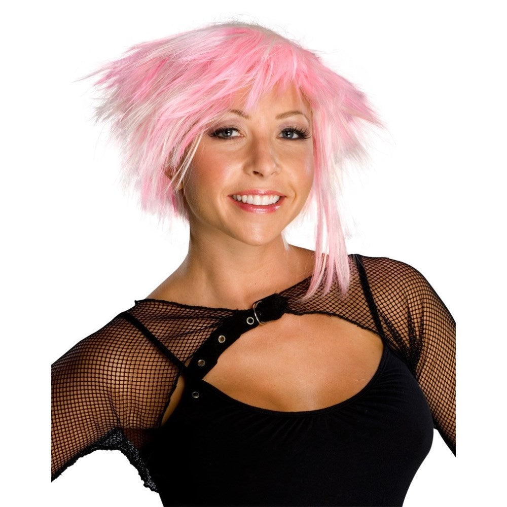 ピンク ショート ウィッグ、かつら 大人用 CYBER PIXIE WIG コスプレ