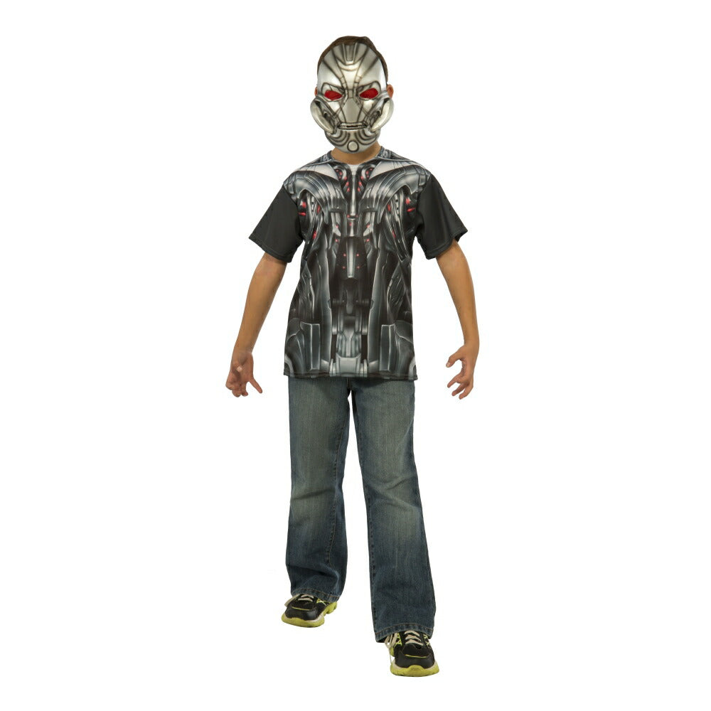 ウルトロン Tシャツ マスク 服 子供男性用 ULTRON コスプレ