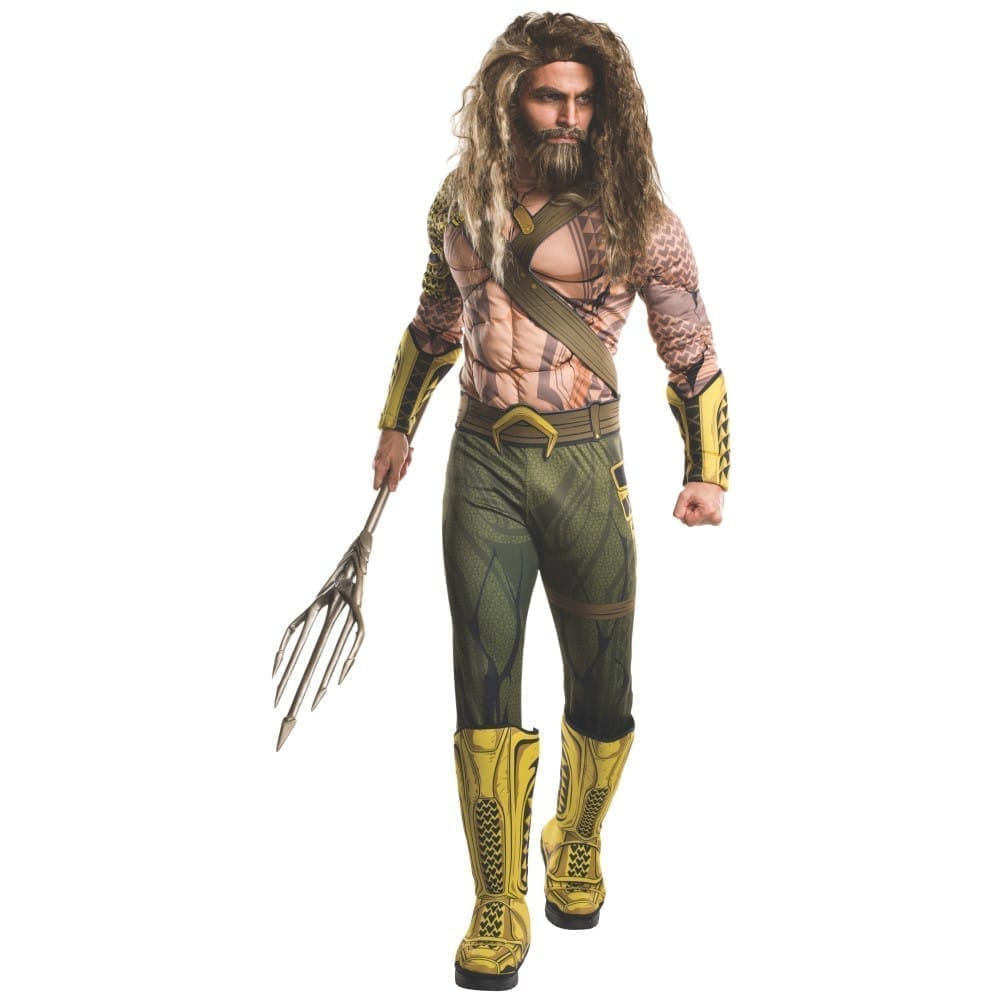 アクアマン 衣装、コスチューム 大人男性用 デラックス バットマン vs スーパーマン ジャスティスの誕生 コスプレ