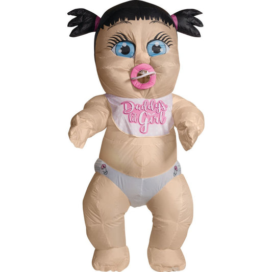 女の子 赤ちゃん 着ぐるみ 大人用 衣装、コスチューム 空気で膨らむ コスプレ