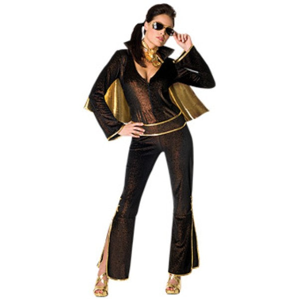 エルヴィス・プレスリー 衣装、コスチューム コスプレ ブラック セクシー 大人女性用