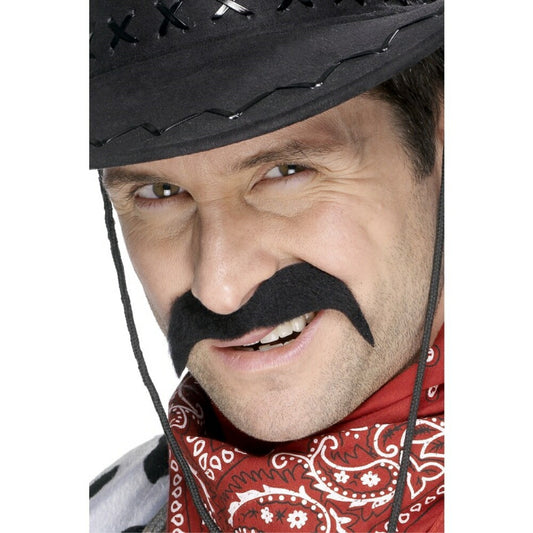 ひげ ブラック カウボーイ風 大人男性用 Cowboy Tash コスプレ