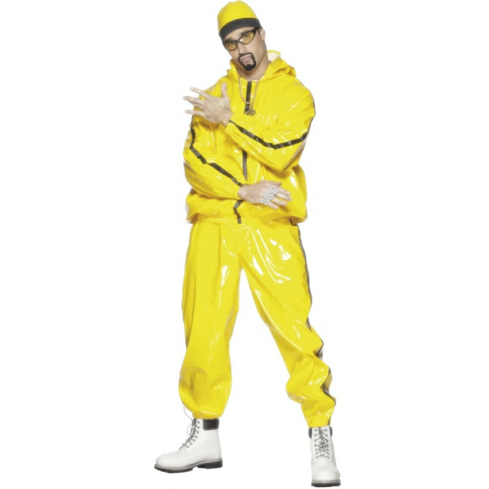 ラッパー 黄色 衣装、コスチューム スーツ 大人男性用 Rapper Suit コスプレ
