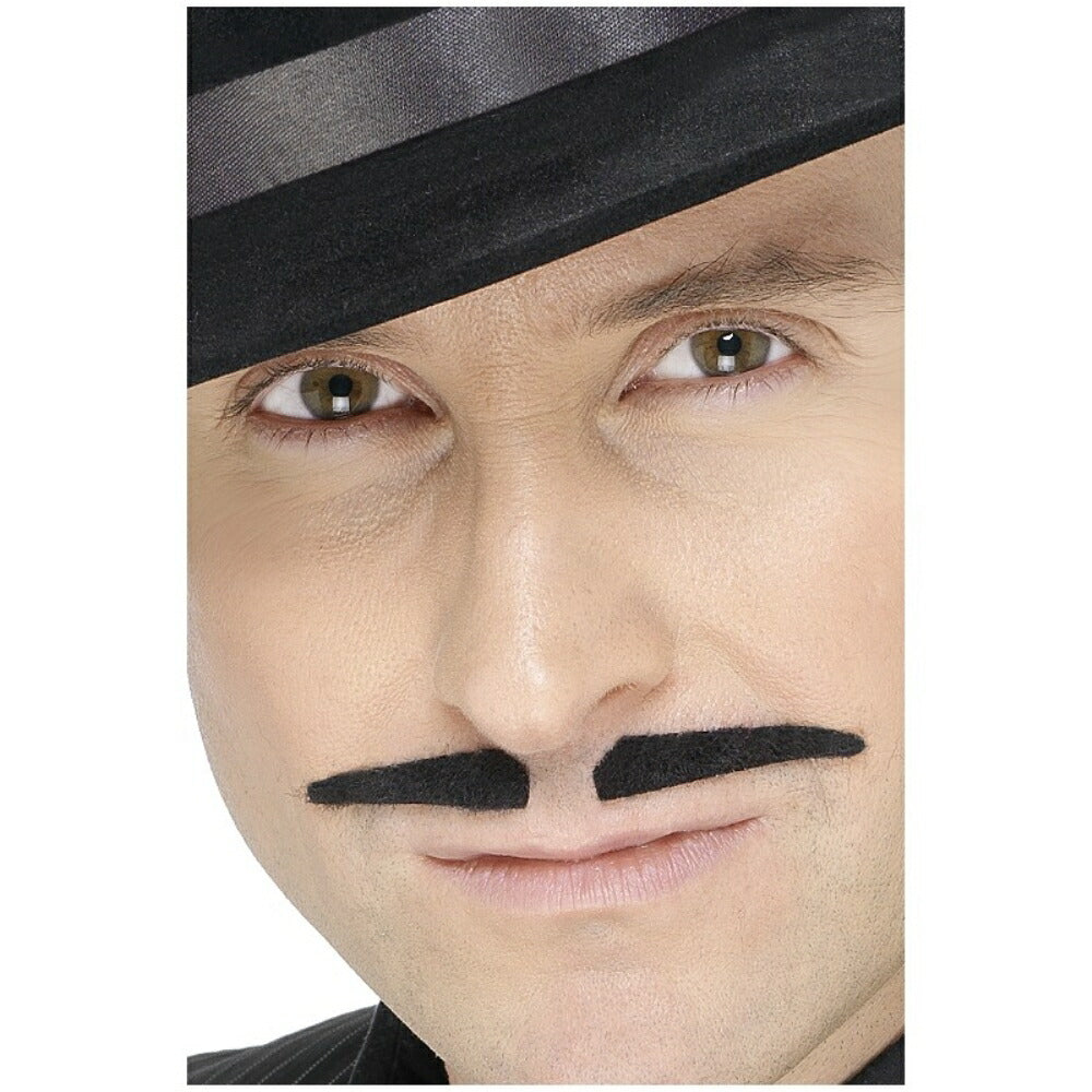 ひげ ブラック 小悪人風 大人男性用 Black Spiv Tash コスプレ