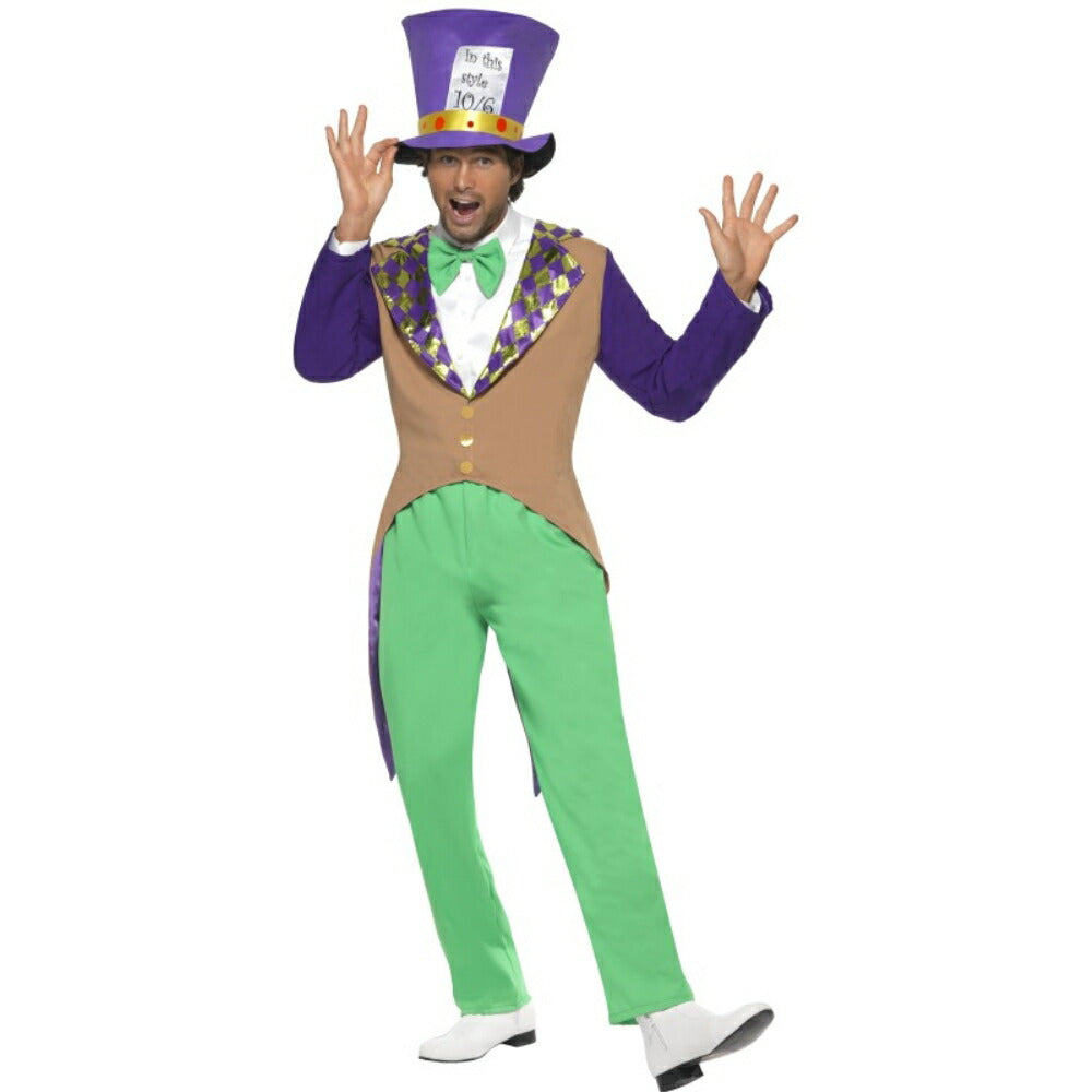 マッドハッター 衣装、コスチューム 童話 ズボン 大人男性用 Mad Hatter コスプレ