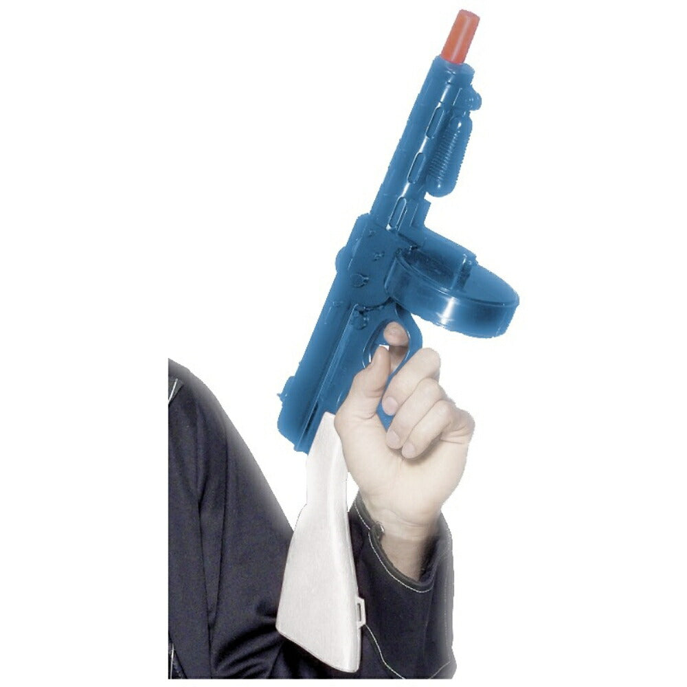 銃 青 ギャング風 兵士 武器 大人男性用 Gangster's Tommy Gun コスプレ
