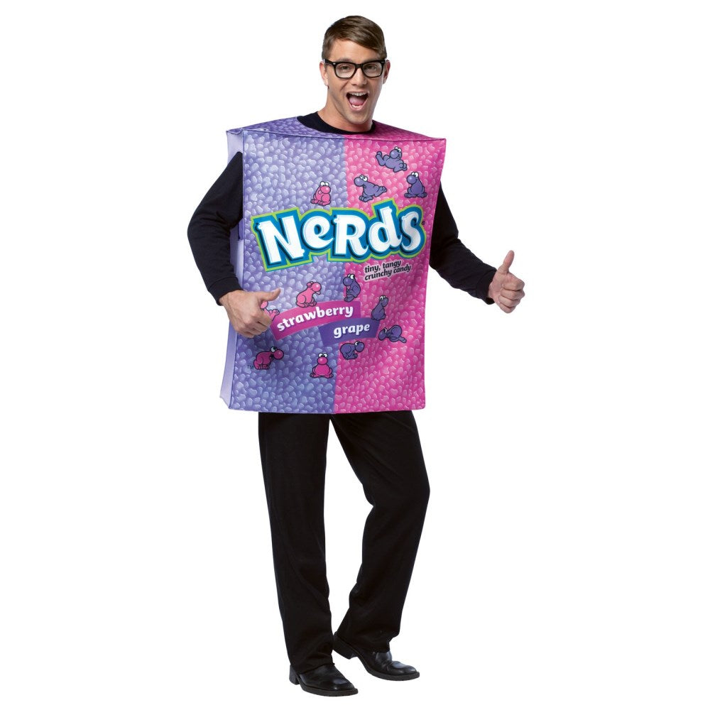 ナード 衣装、コスチューム 大人男性用 ボックス お菓子 Nerds Box コスプレ