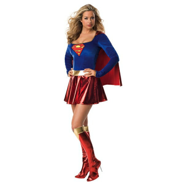 スーパーマン スーパーガール Supergirl 衣装、コスチューム コスプレ 大人女性用