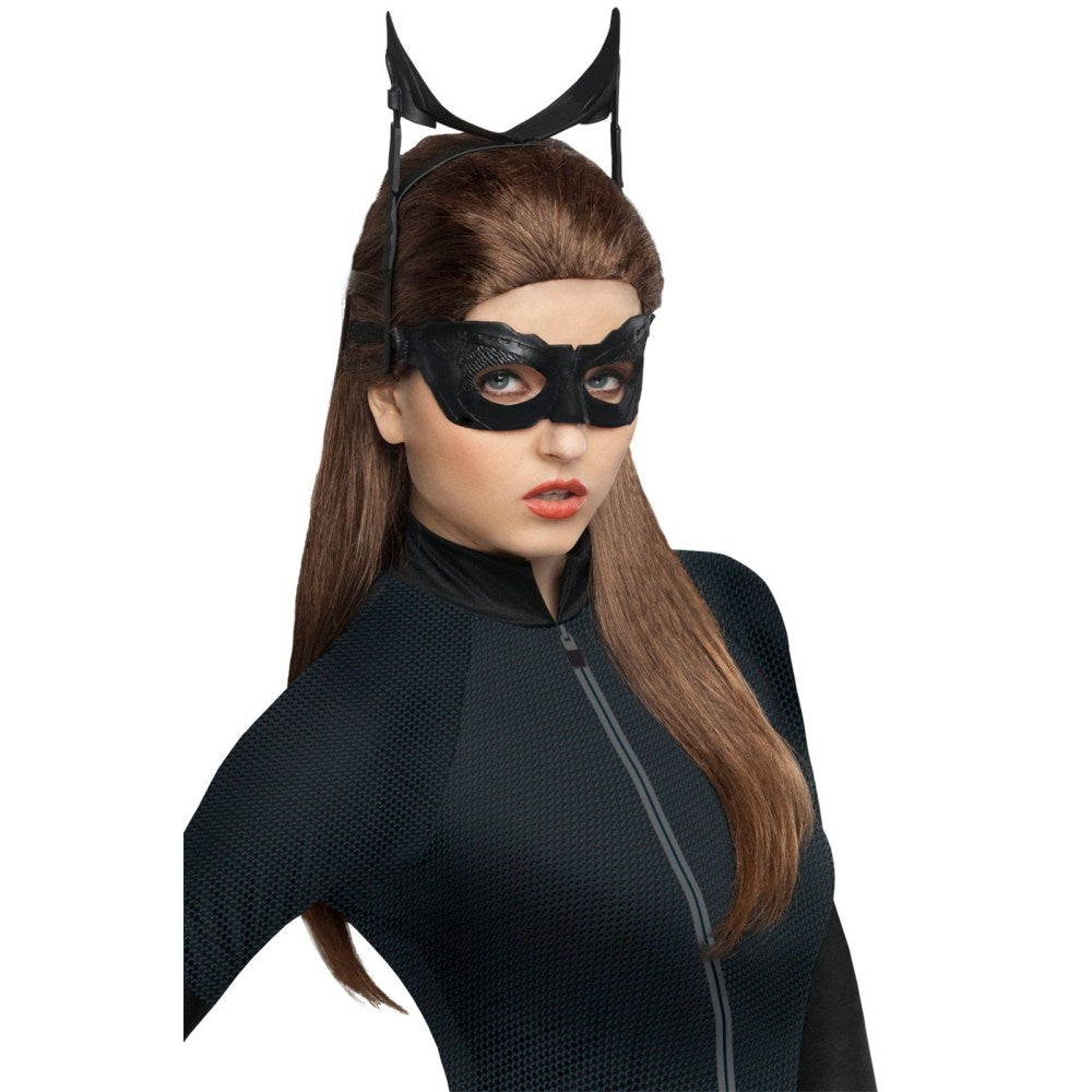 バットマン ダーク・ナイト・ライジング キャットウーマン かつら、ウィッグ 大人用 ブラウン コスプレ