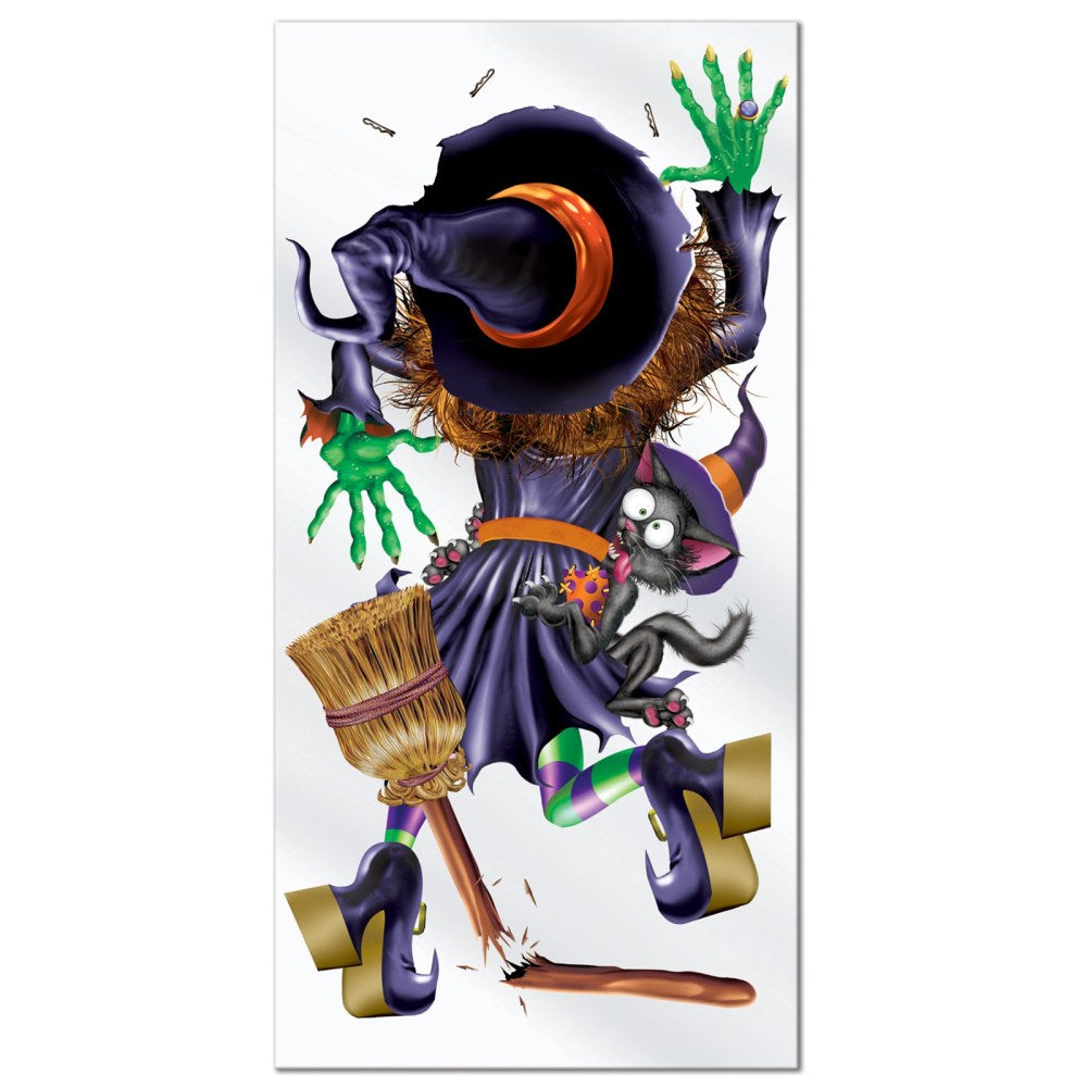 愉快ないたずら魔女 ドアカバー ハロウィン用 コスプレ