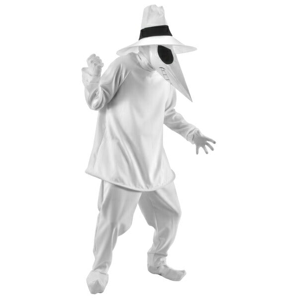 スパイvsスパイ　ホワイト　衣装、コスチューム　大人男性用　ゲーム　Spy Vs. Spy　コスプレ