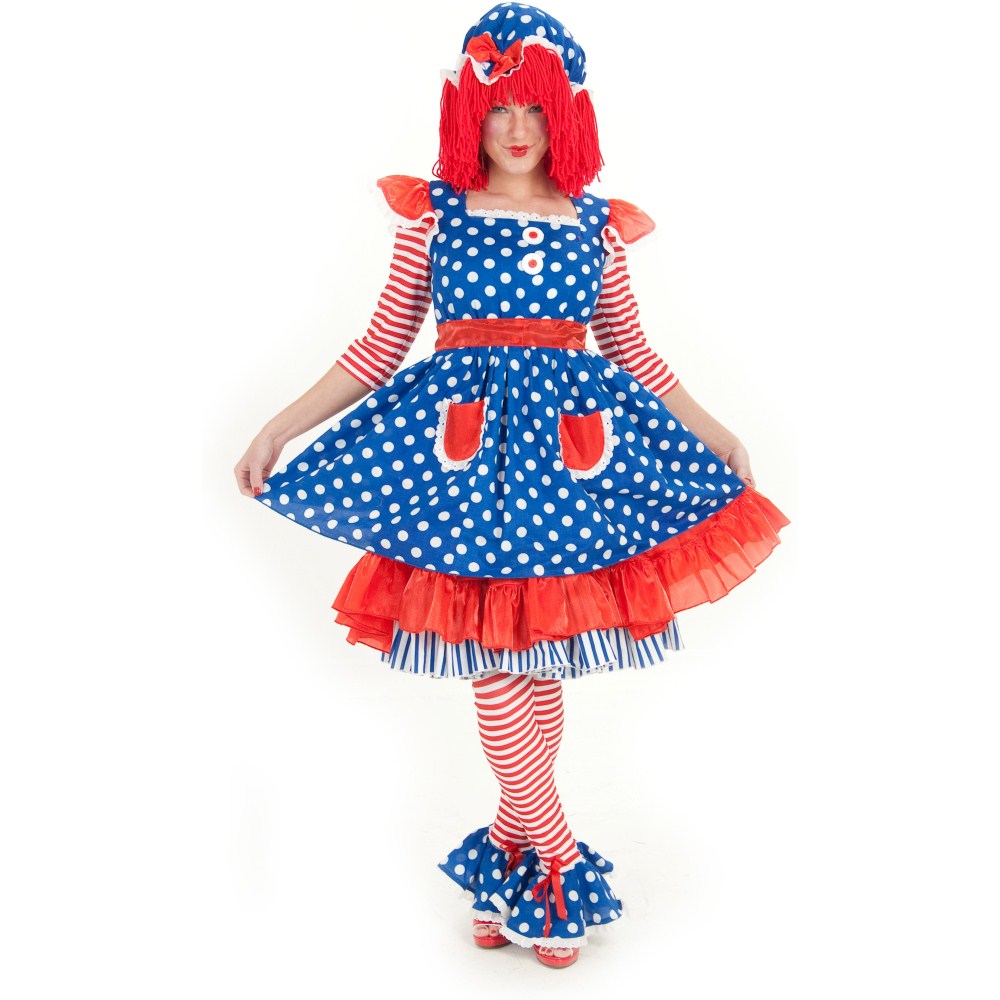 ラグドール 衣装、コスチューム 大人女性用 DLX Raggedy Ann コスプレ