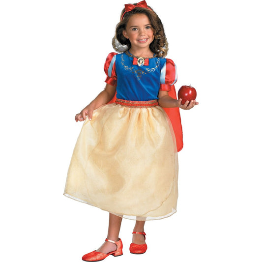 白雪姫 衣装、コスチューム DLX 子供女性用 ドレス ディズニー コスプレ