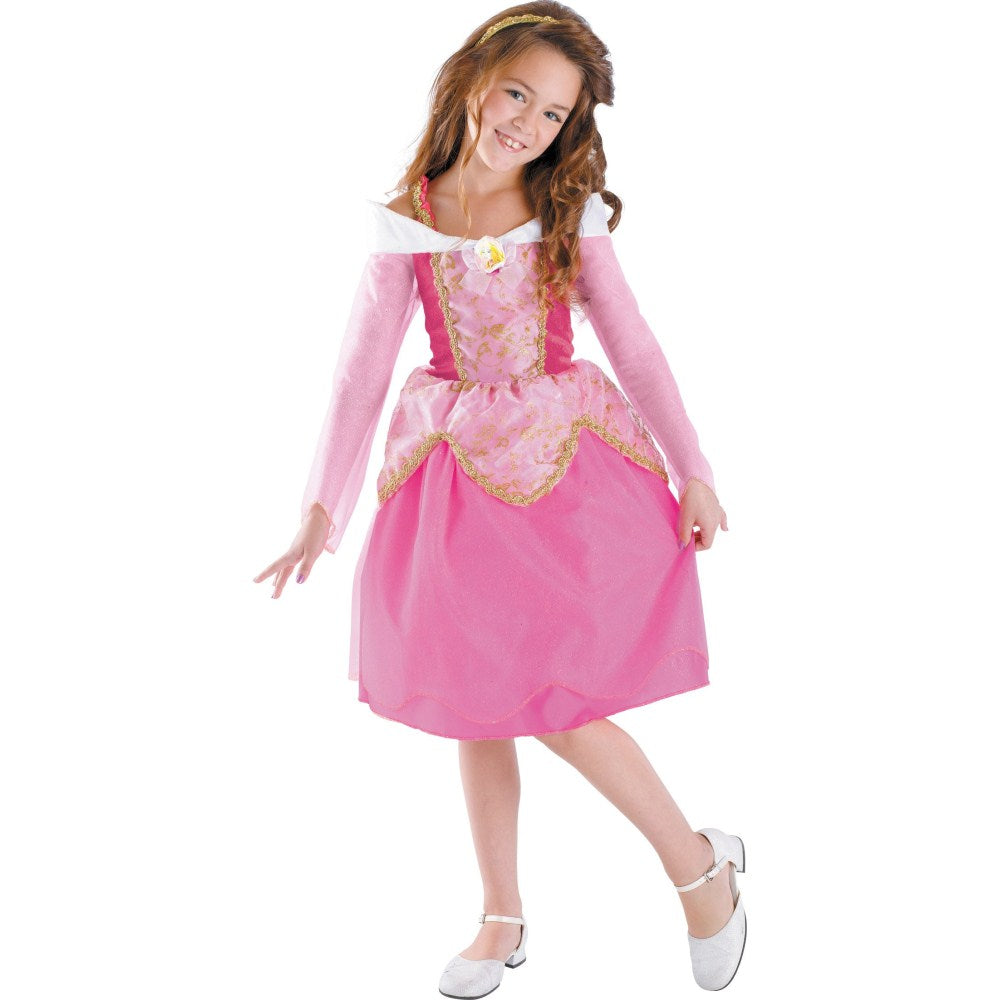 オーロラ姫 衣装、コスチューム DLX 子供女性用 ドレス 眠れる森の美女 ディズニープリンセス コスプレ