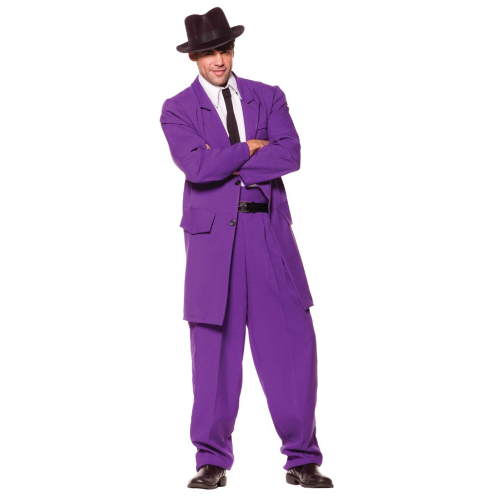 ズート・スーツ　衣装、コスチューム　大人男性用　ZOOT SUIT ADULT PURPLE　コスプレ