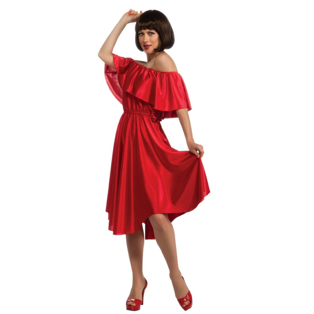 サタデーナイトフィーバー　赤いドレス　衣装、コスチューム　大人女性用　コスプレ