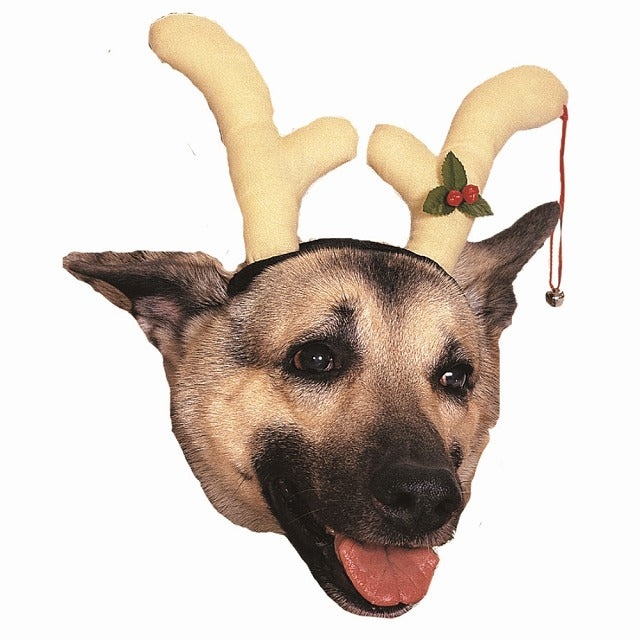 トナカイのツノ　犬用仮装グッズ　クリスマス　帽子、カチューシャ　コスプレ　ペット　被り物