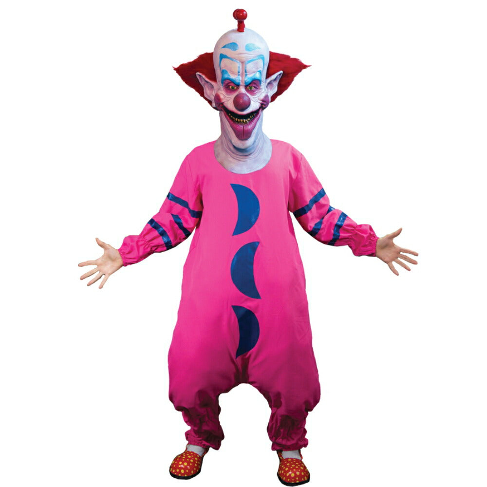 ピエロ　キラークラウン　衣装、コスチューム　大人男性用　映画　ピンク　Killer Klown　コスプレ